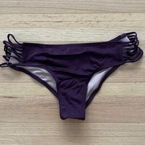 Victoria’s Secret Plum Coloured Ruched Bikini Swim Bottoms